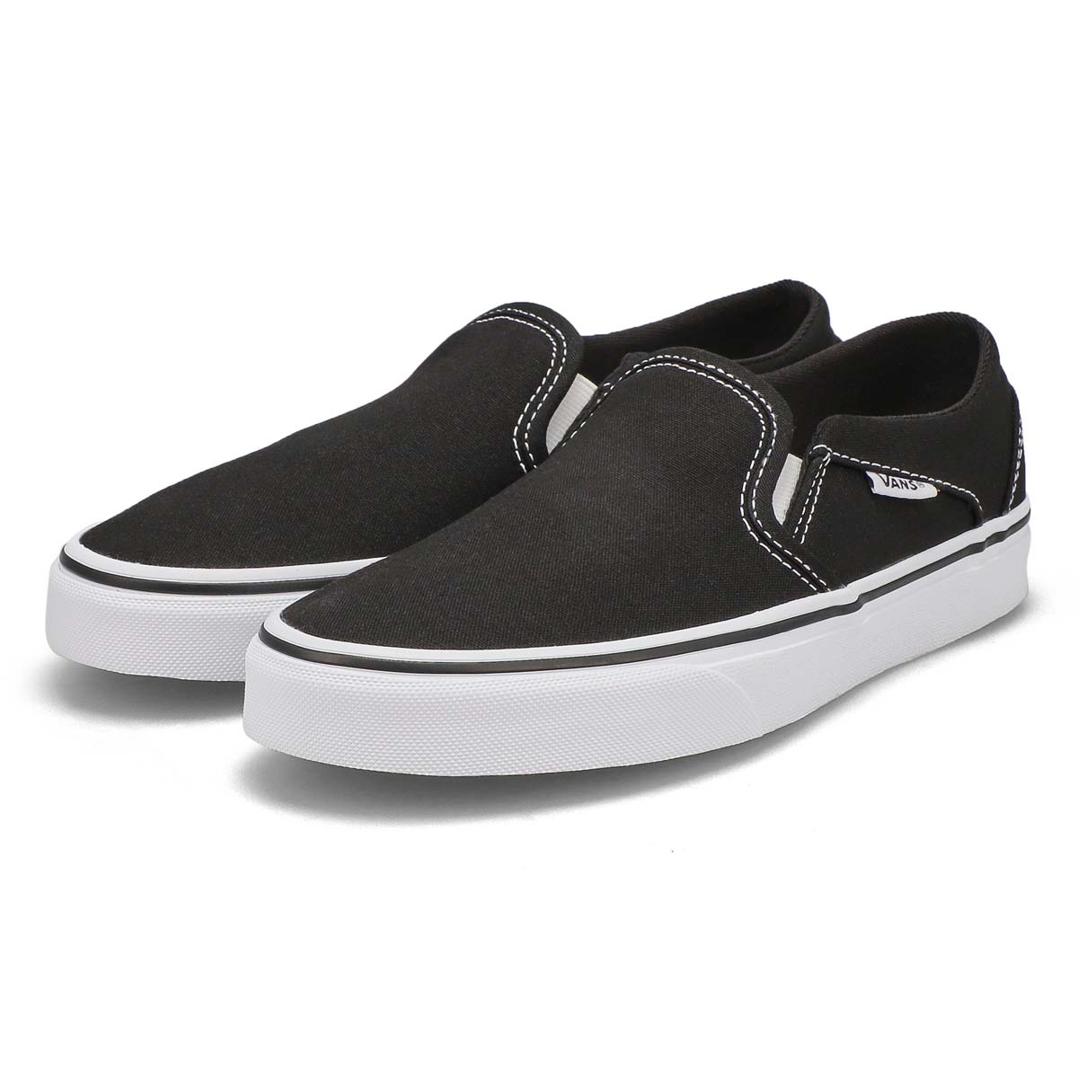 Women's Asher Slip On Sneaker - Black/White