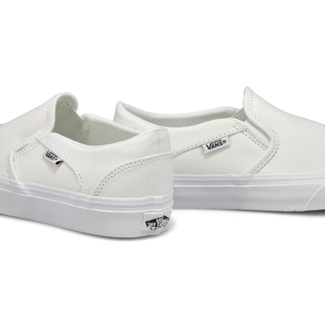 Women's Asher Slip On Sneaker - White/White