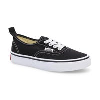 Espadrille Authentic à lacets élastiques pour enfants - Noir/Blanc véritable