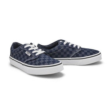 Boys' Atwood Tonal Checkered Sneaker - Dress Blues