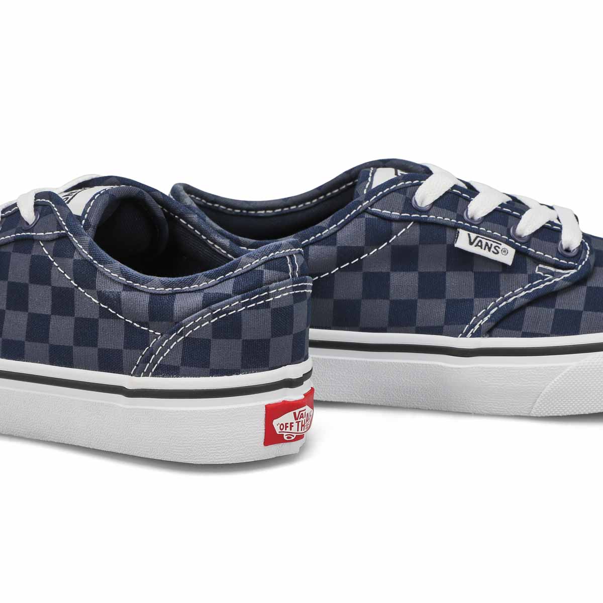 Boys' Atwood Tonal Checkered Sneaker - Dress Blues