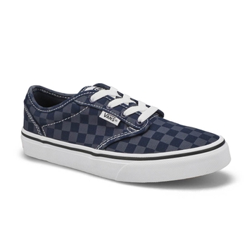 Boys' Atwood Tonal Checkered Sneaker - Dress Blues