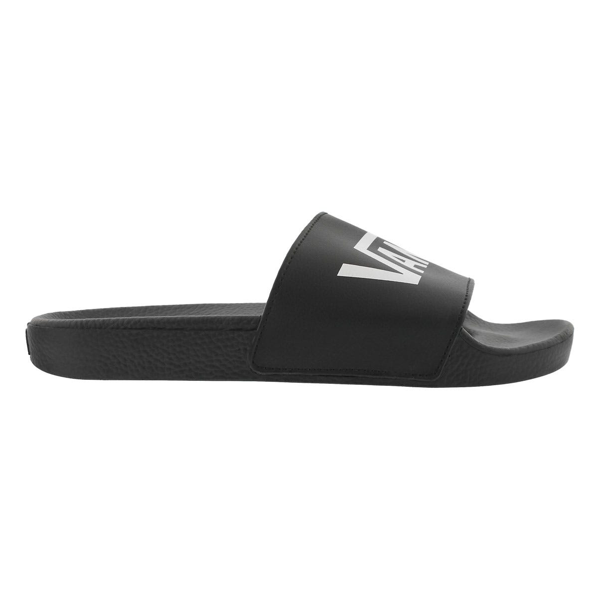 black slide in vans
