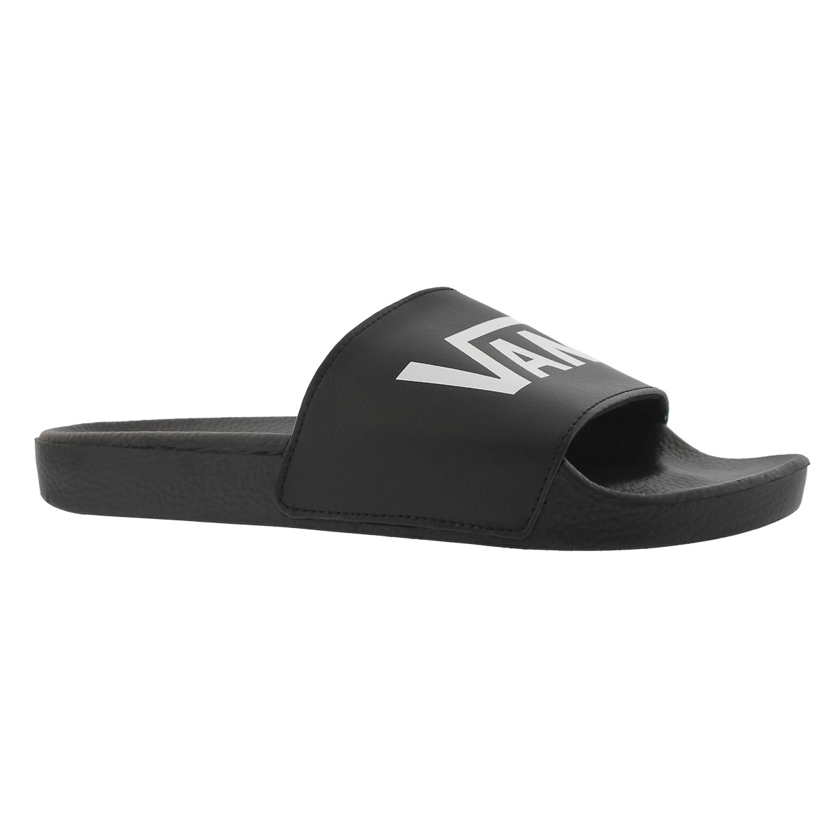 Vans Men's Slide One Sandal - Black | SoftMoc.com