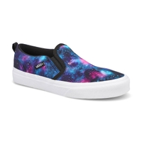Girls' Asher Slip On Sneaker- Galaxy