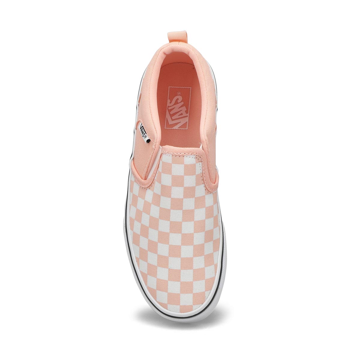 Girls' Asher Checkerboard Sneaker - Peach