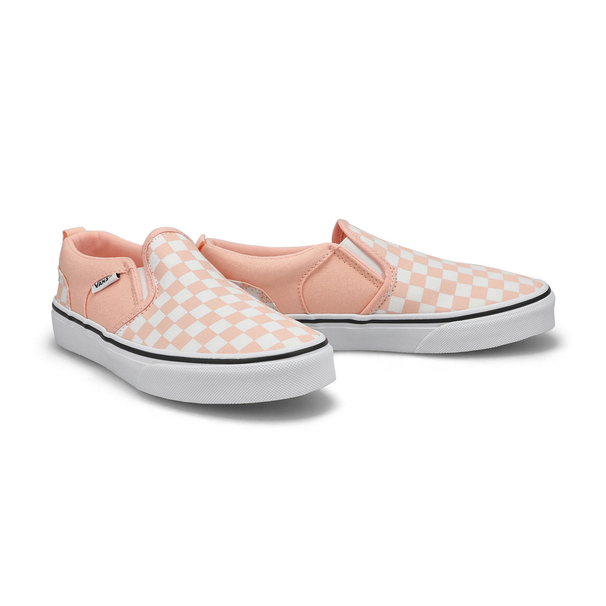 Espadrille ASHER CHECKERBOARD, pêche, filles