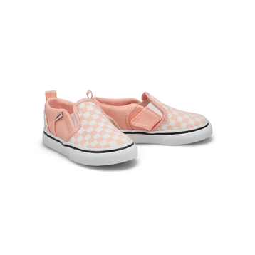 Infants' Asher V Checkerboard Sneaker - Peach