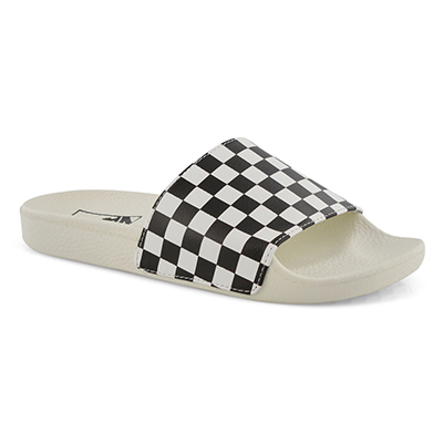 vans rose slides