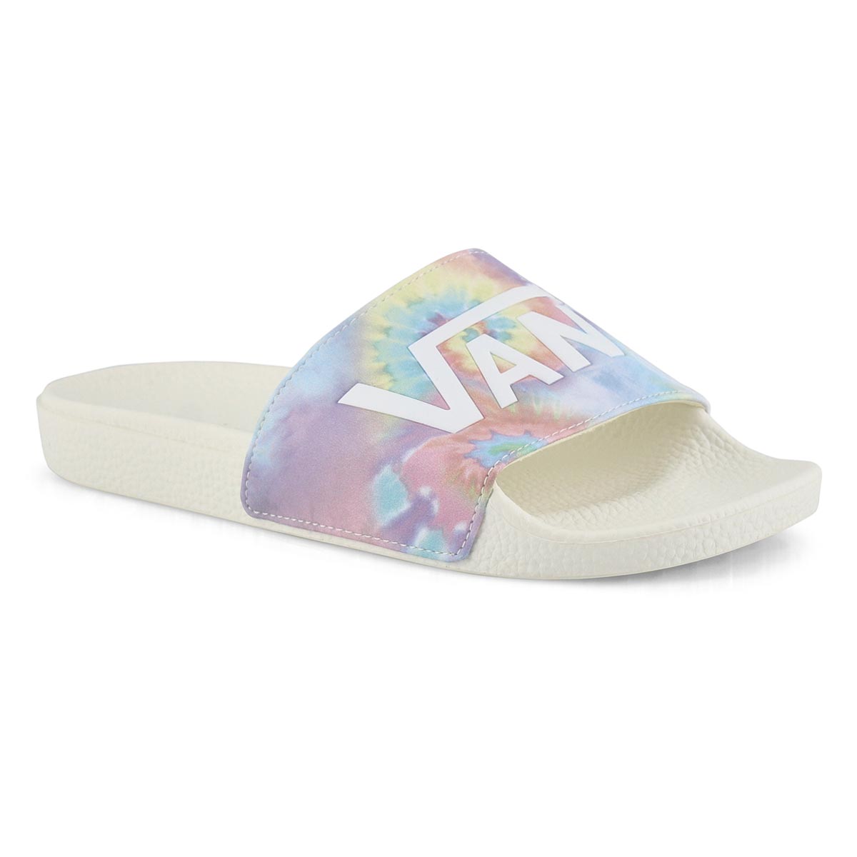 vans tie dye slides