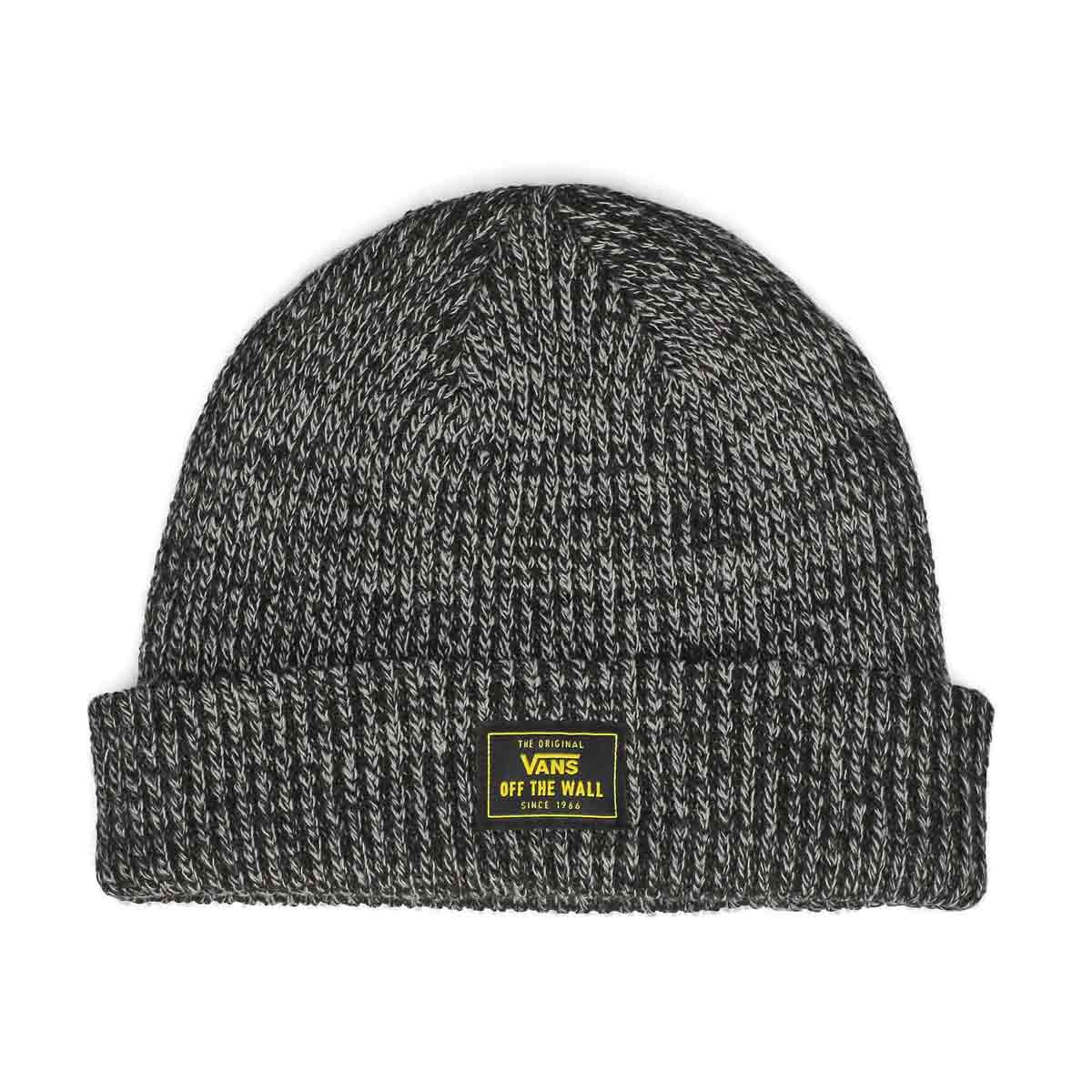 Bonnet BRUCKNER CUFF BEANIE, noir chiné