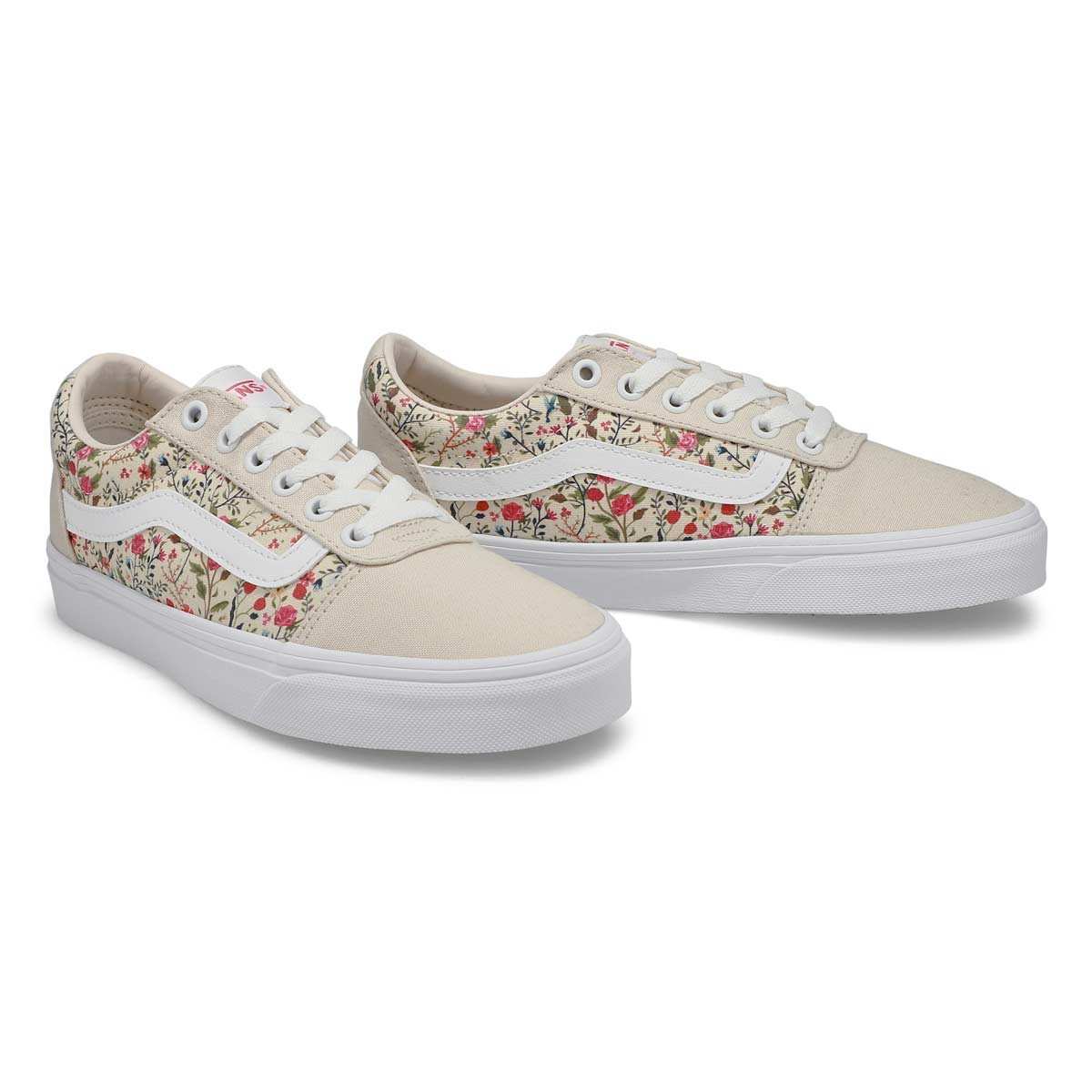 Vans Women's Ward Sneaker - White/White | SoftMoc.com