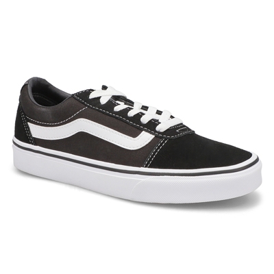 Lds Ward Lace Up Sneaker - Black/White