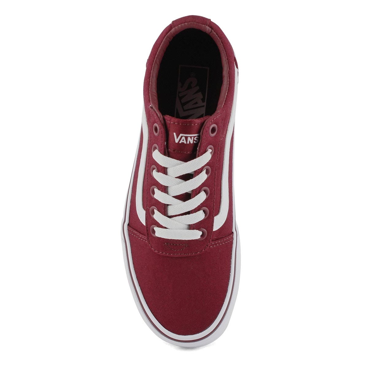 vans ward burgundy womens