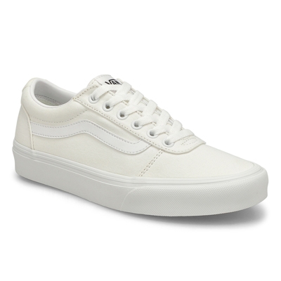 Lds Ward Lace Up Sneaker - White/White