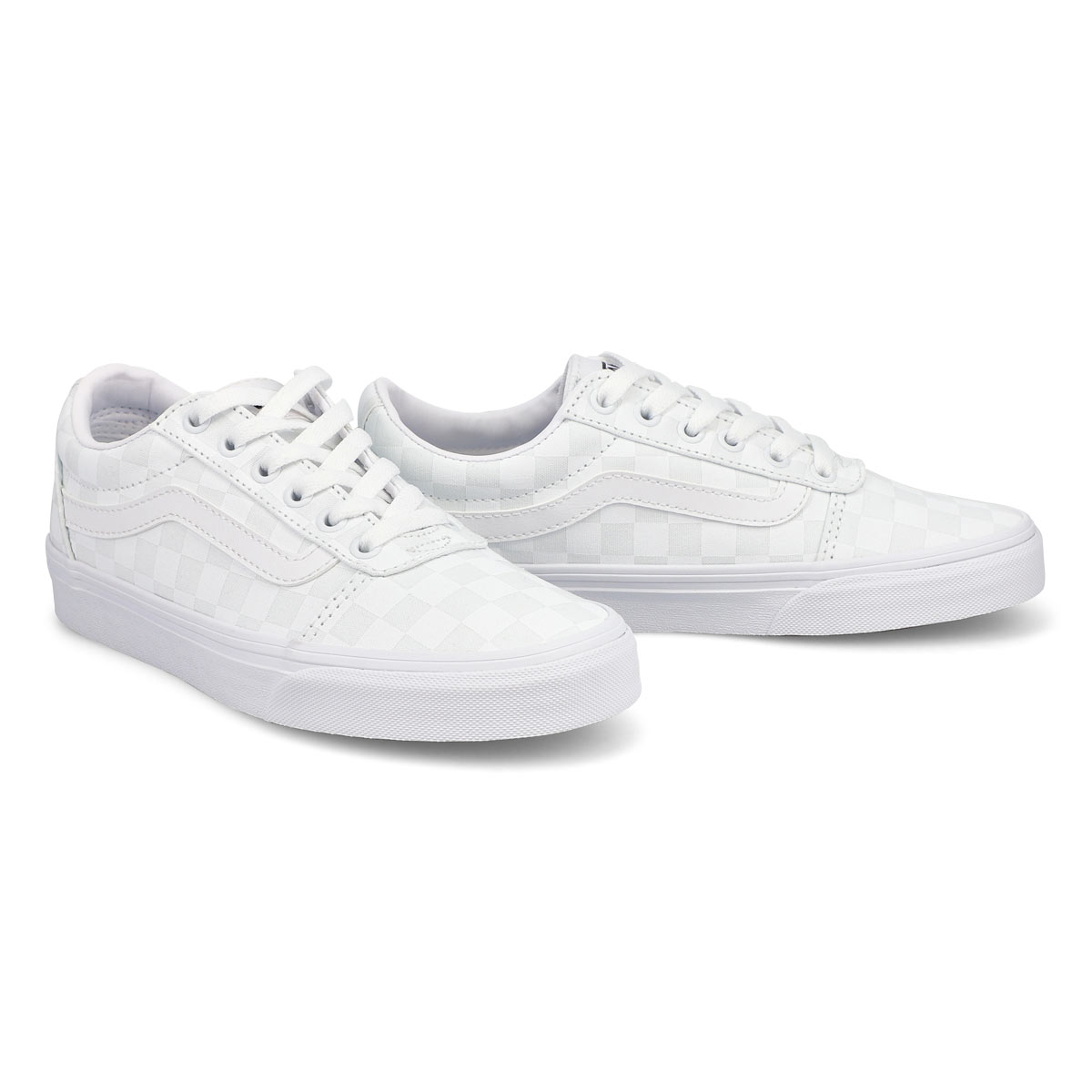 Women's Ward Sneaker - Checkered White/White