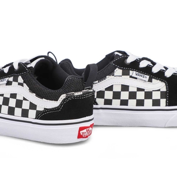 Boys' Filmore Sneaker - Black/White Checkered