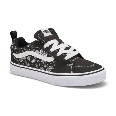 Bys Filmore Skull Bandana Sneaker - Black/White