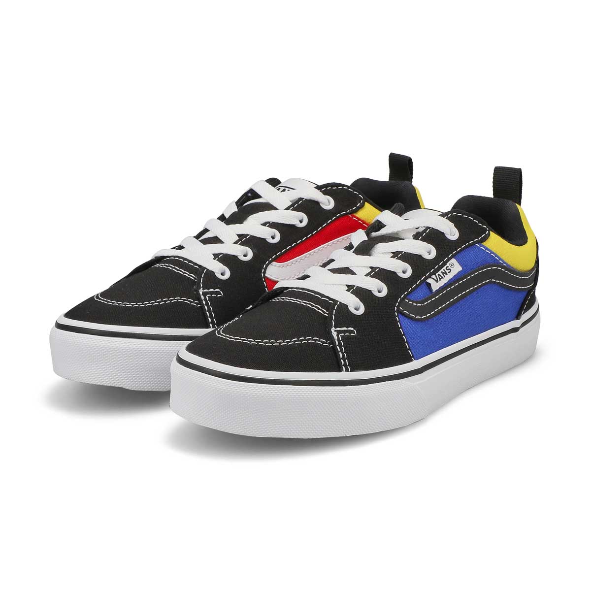 Boys' Filmore Rally Block Sneaker - Black/White