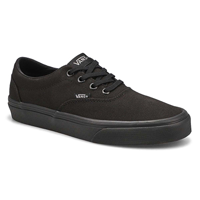 Lds Doheny Lace Up Sneaker - Black/Black