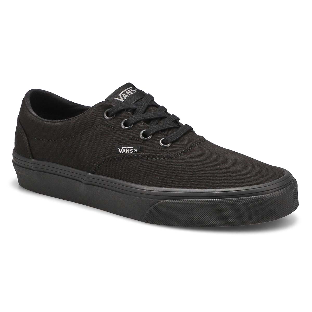 pure black vans shoes