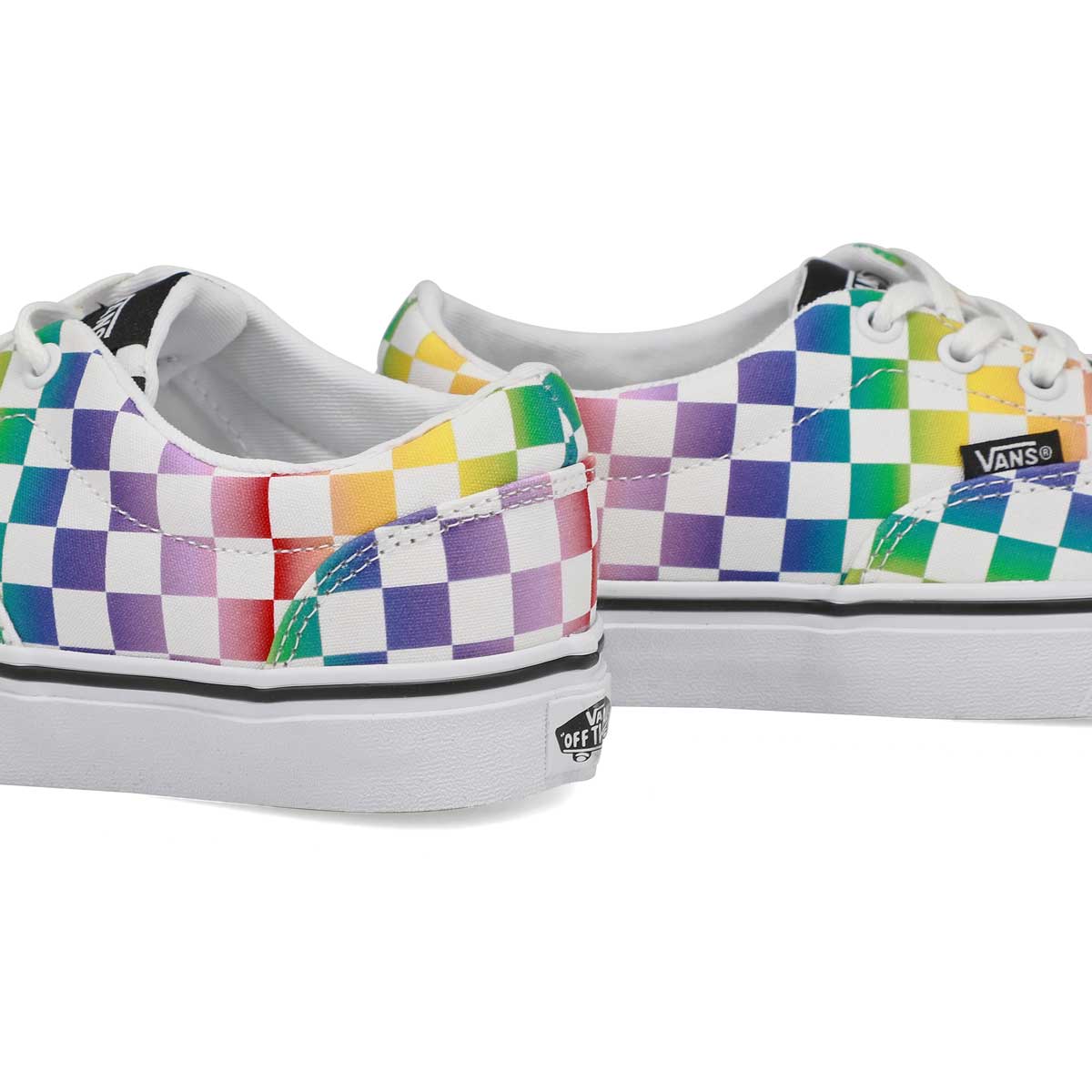 Vans Women's Doheny Sneaker - Black/White | SoftMoc.com