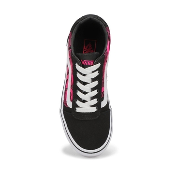Baskets WARD GLOW, rose néon/noir, enfants