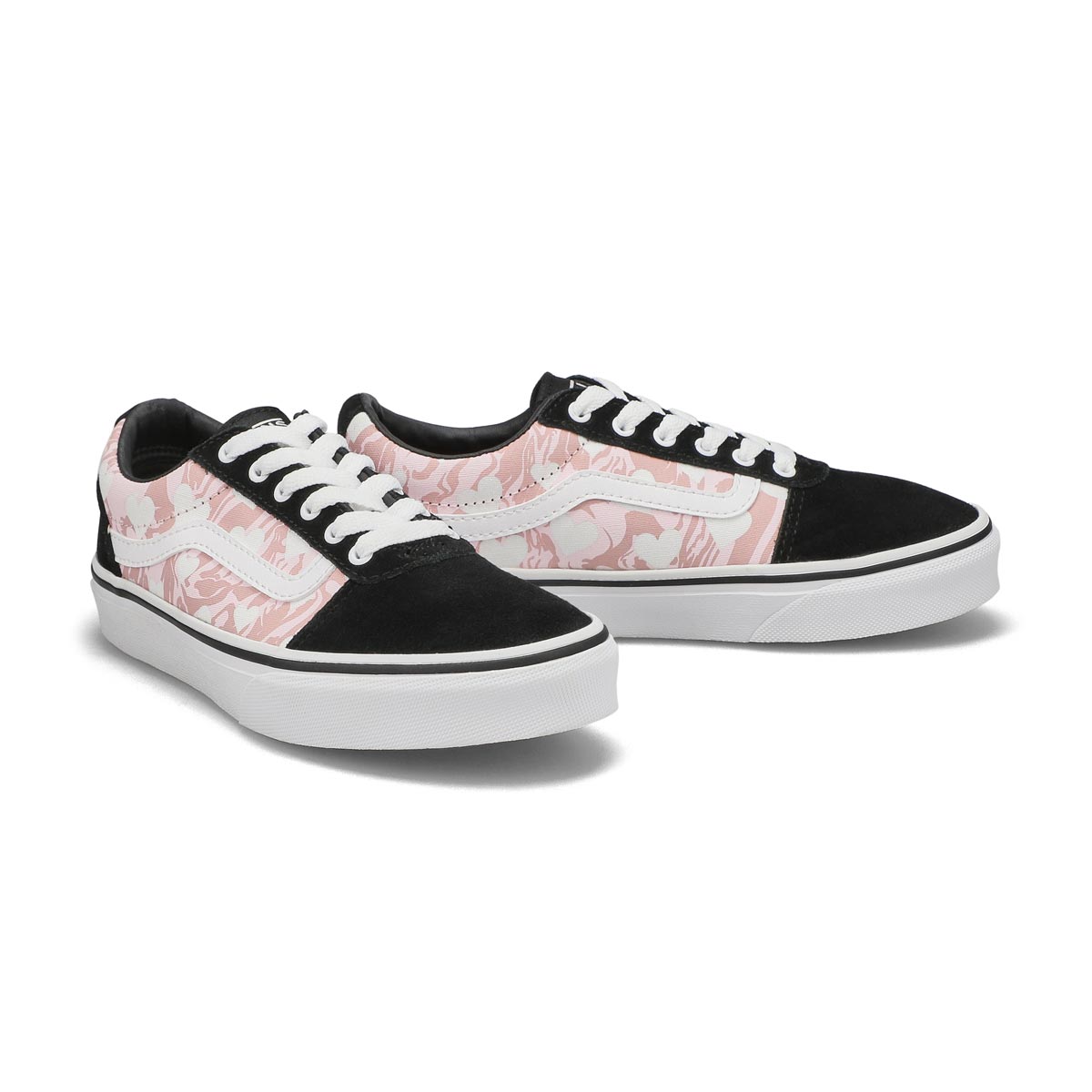 Girls' Ward Marble Hearts Sneaker - Pink