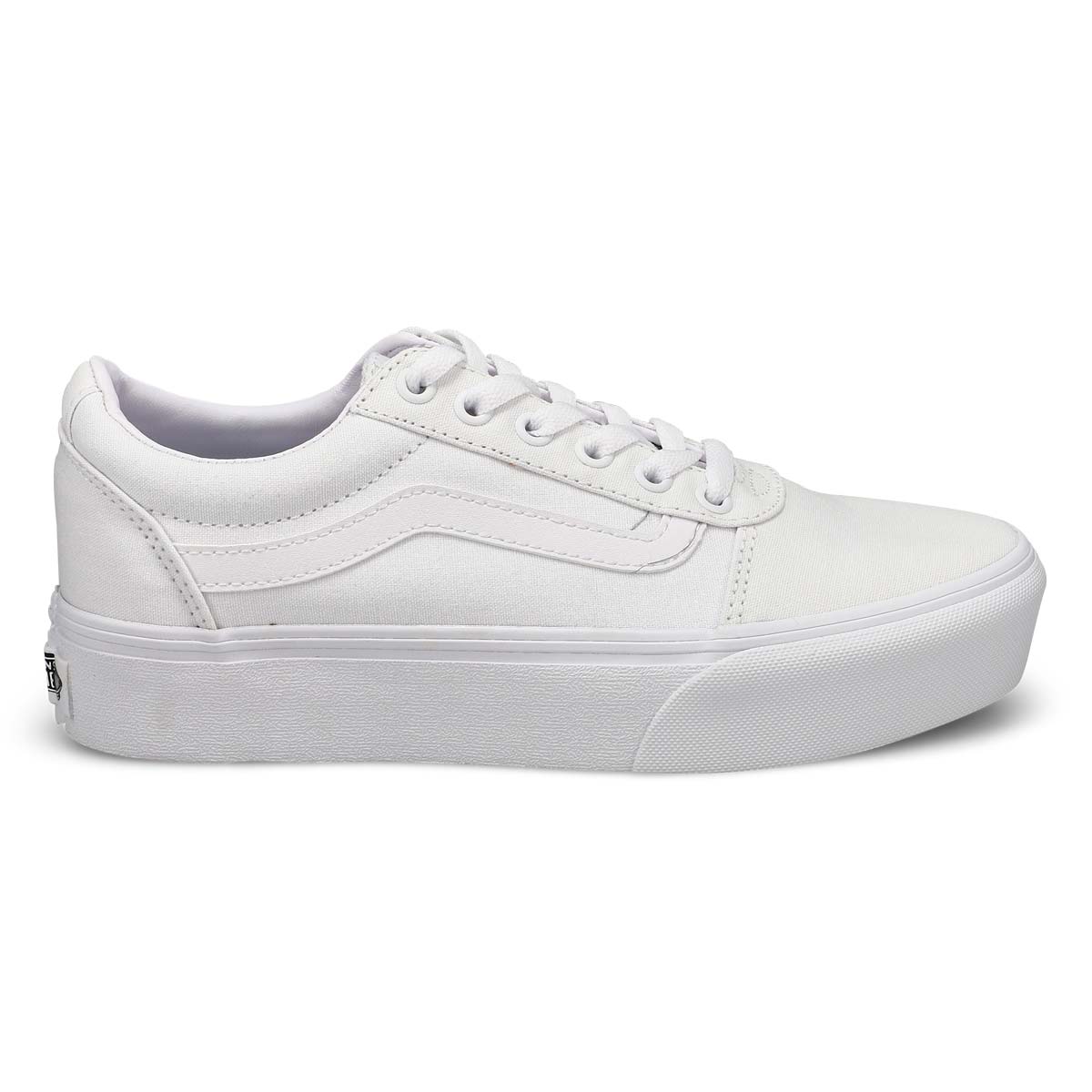 Women's Ward Platform Lace Up Sneaker - White/White