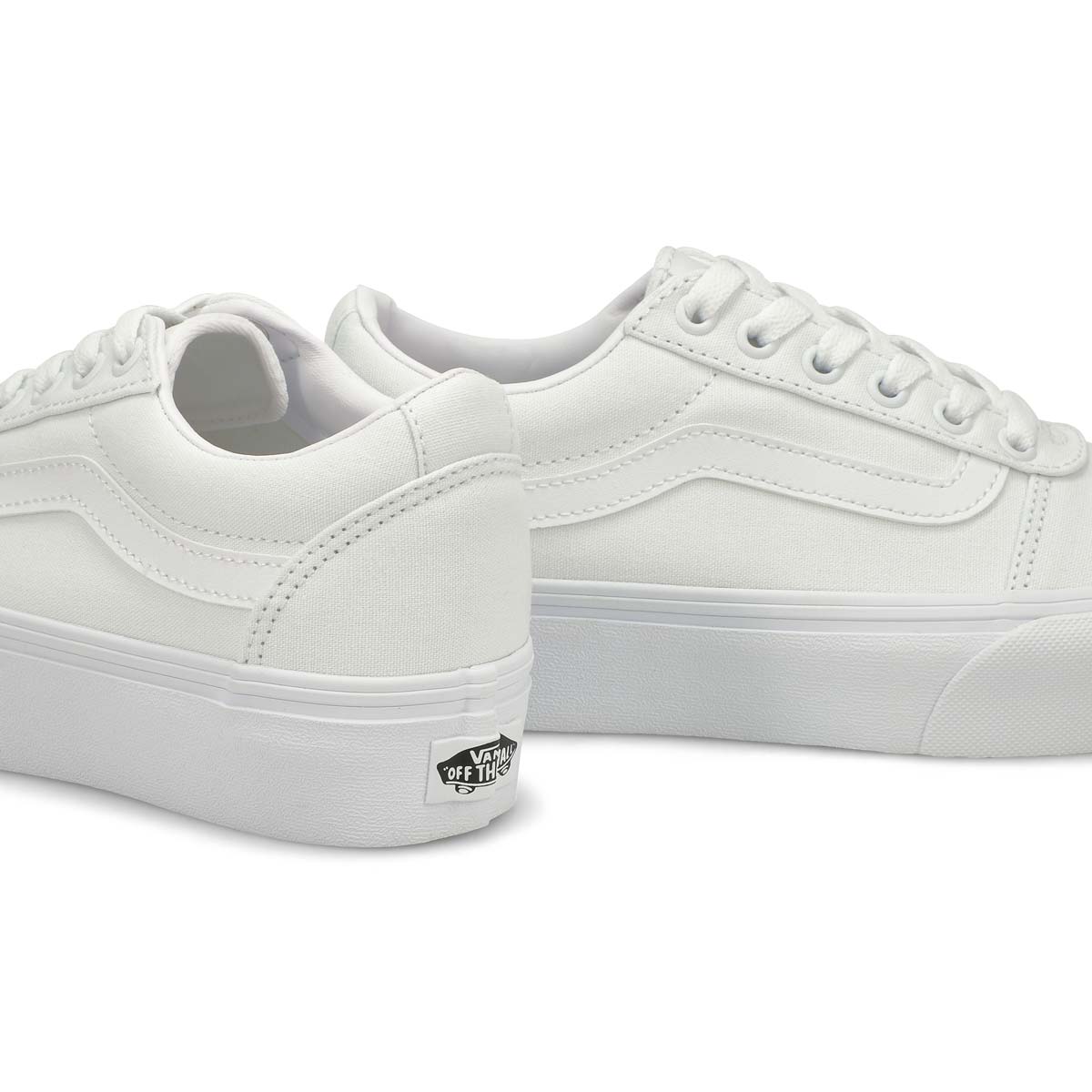 Women's Ward Platform Sneaker - White/White