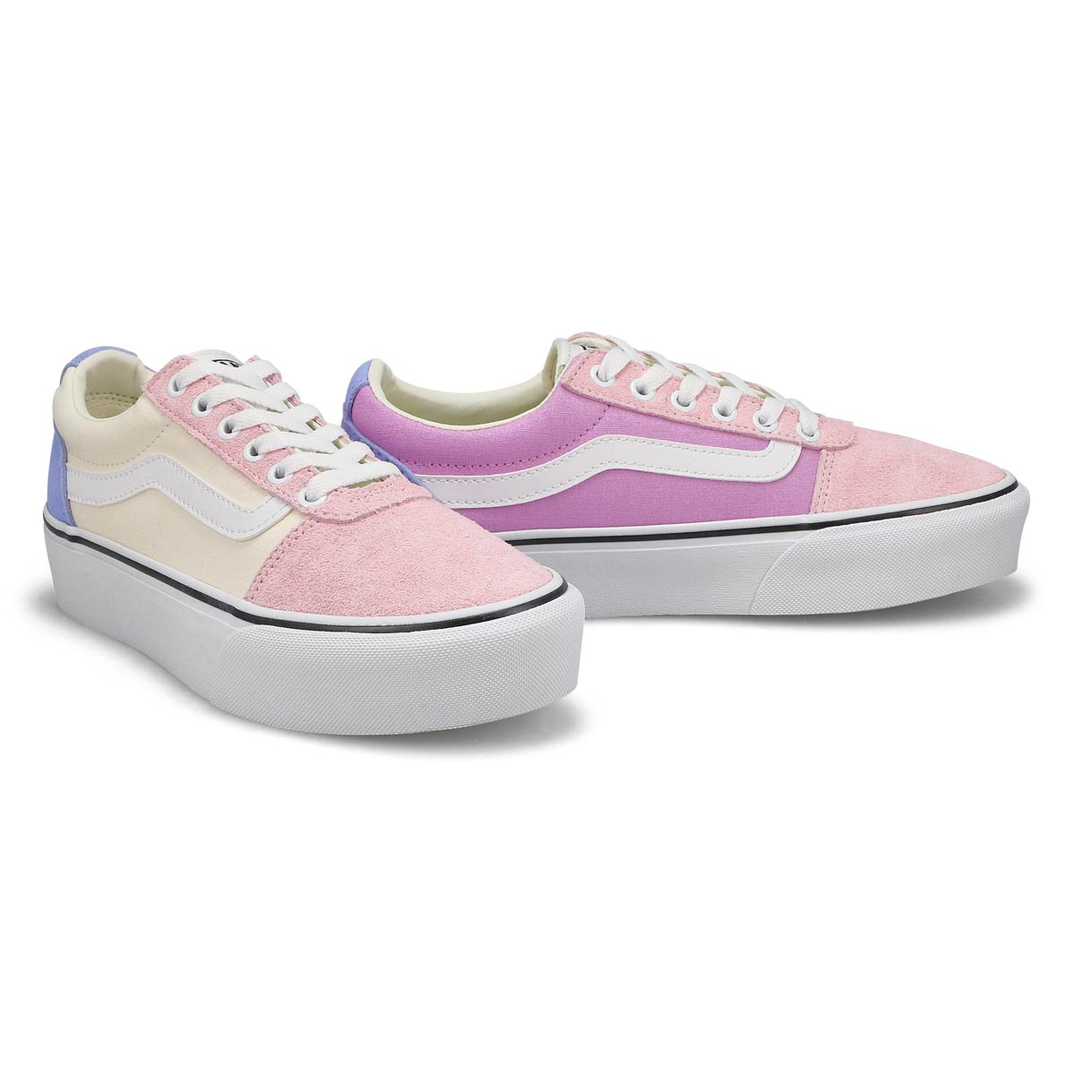 Women's Ward Platform Lace Up Sneaker - Light Purple/Multi