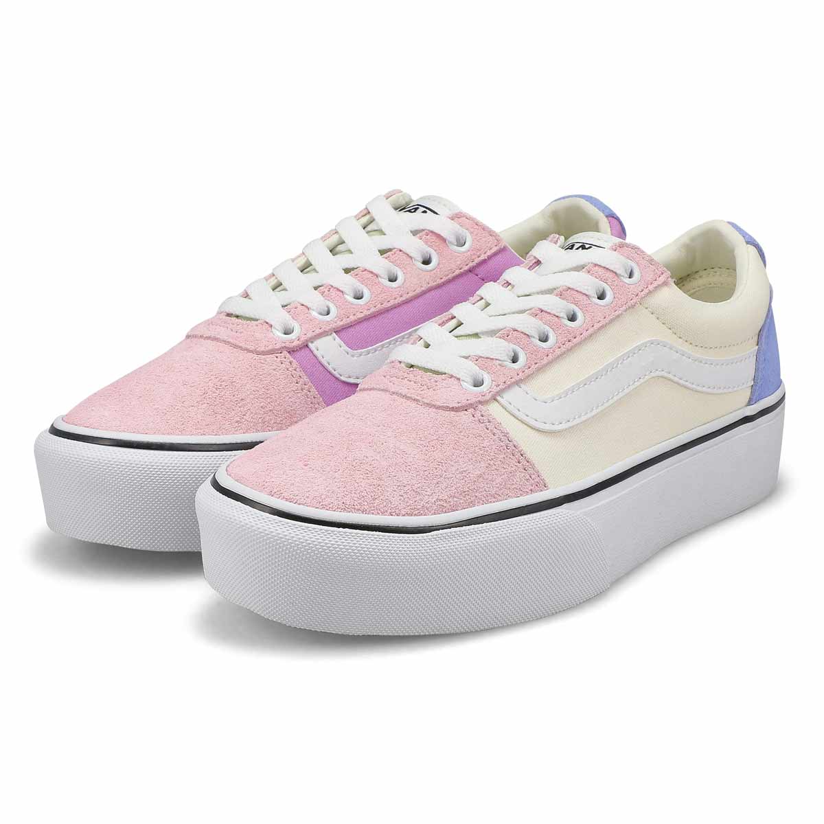 Women's Ward Platform Lace Up Sneaker - Light Purple/Multi