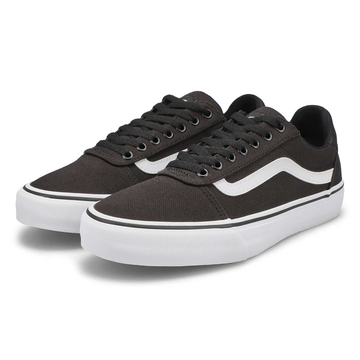 Vans Men's Ward Deluxe Sneaker Black/White