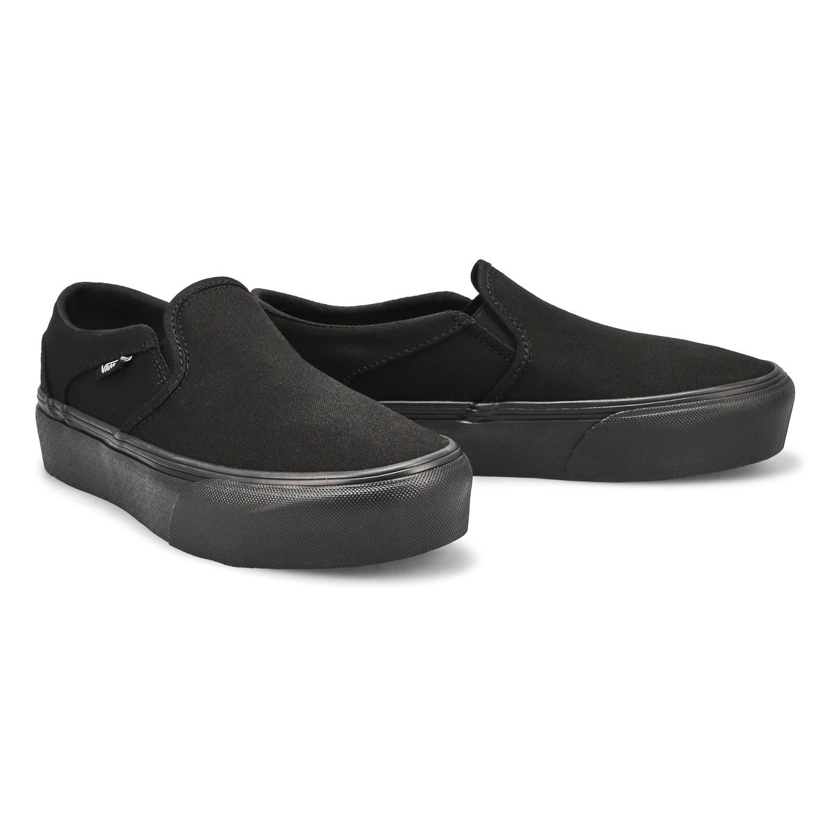 Women's Asher Platform Slip On Sneaker - Black/Black