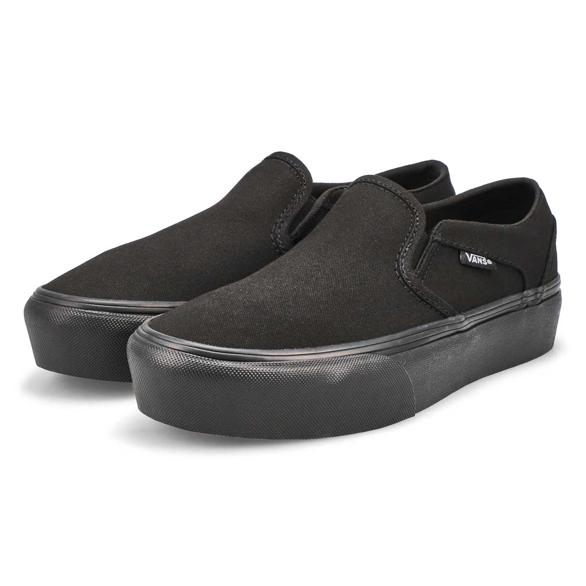 Women's Asher Platform Slip On Sneaker - Black/Black