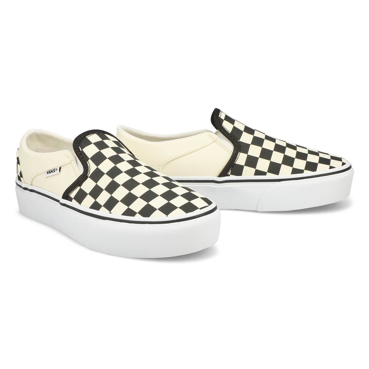 vans asher platform black