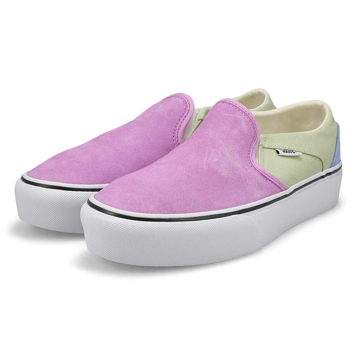 Women's Asher Platform Slip On Sneaker - Purple/Multi