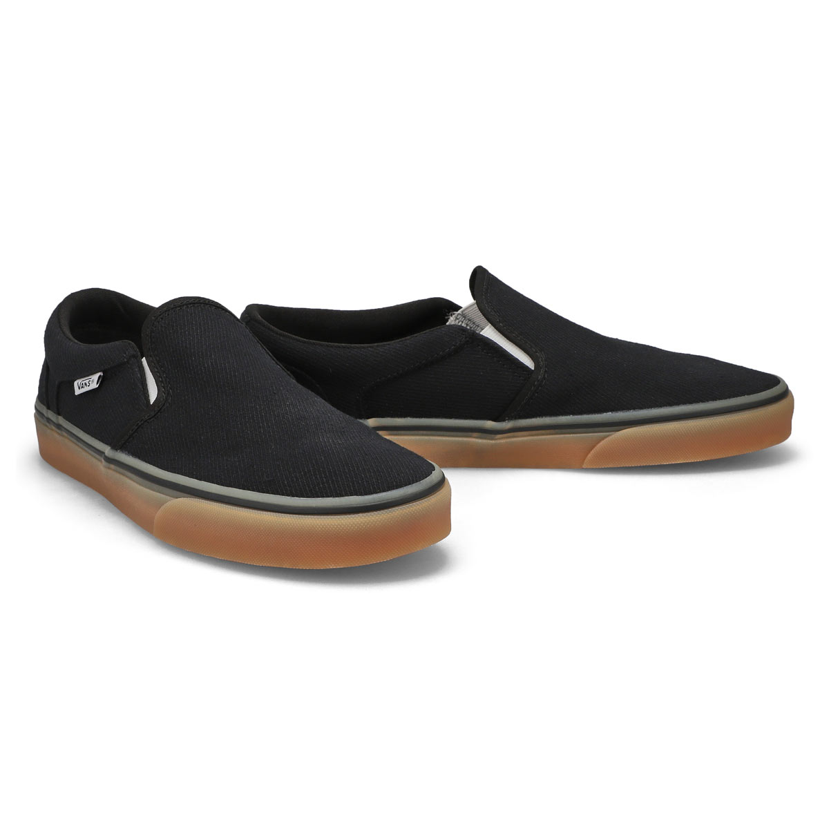 Men's Asher Translucent Gum Sneaker - Black