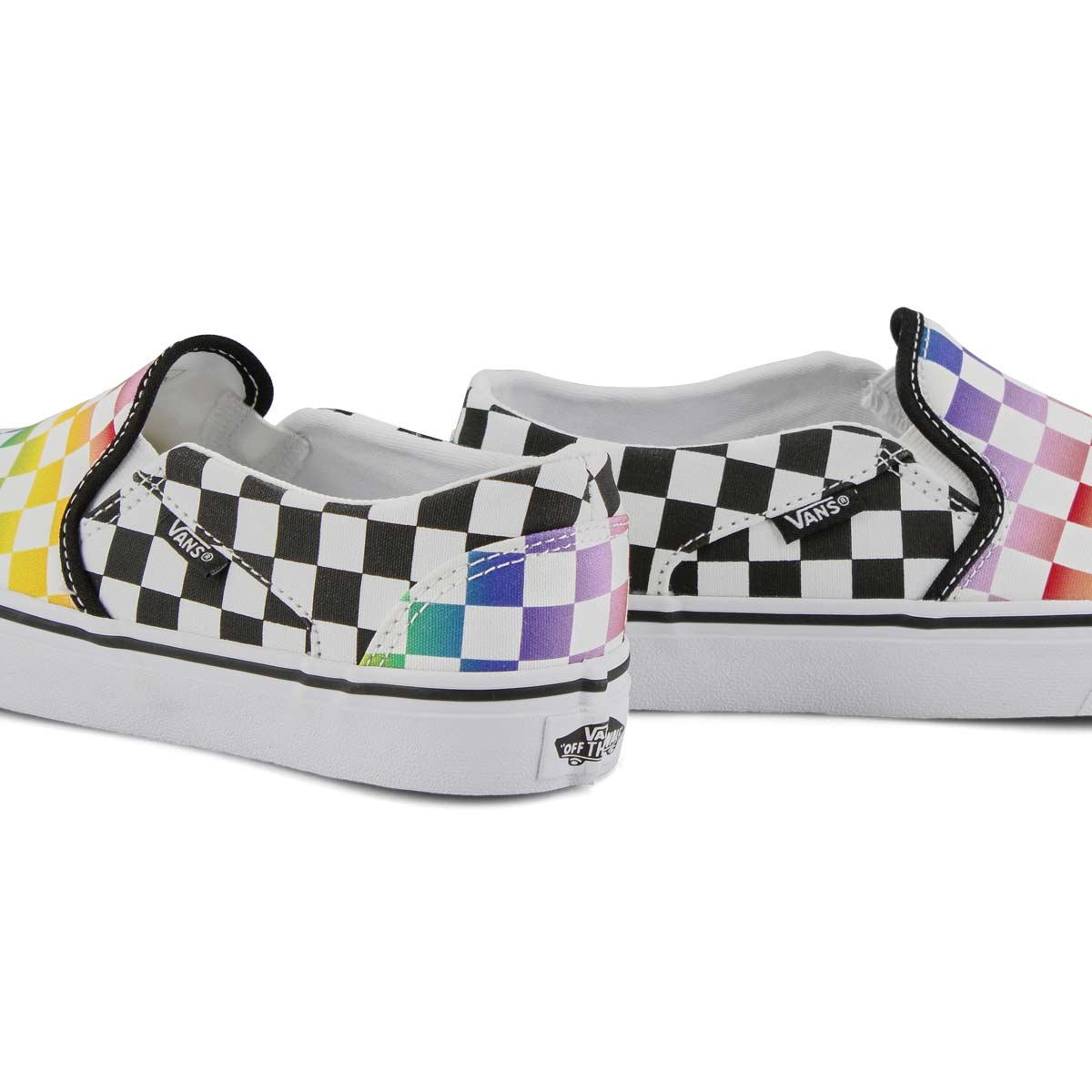 checkerboard vans womens