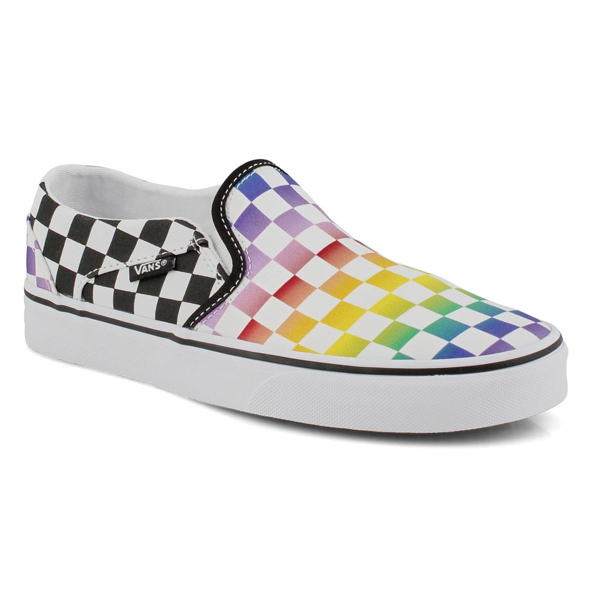 rainbow vans womens