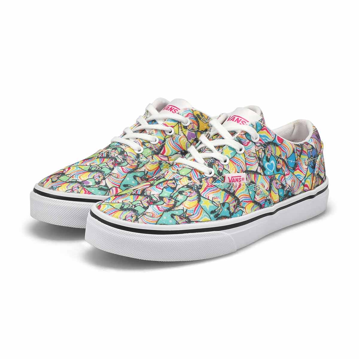Girls' Doheny Sneaker -  Unizebra Multi/White