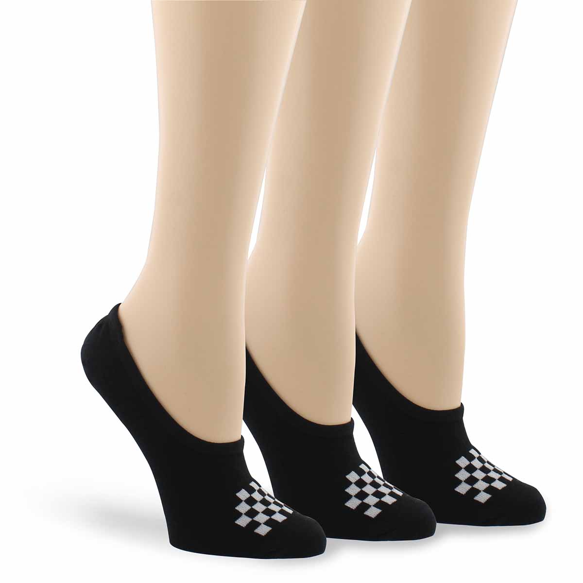 Women's CLASSIC CANOODLE Ankle Sock-Black/White