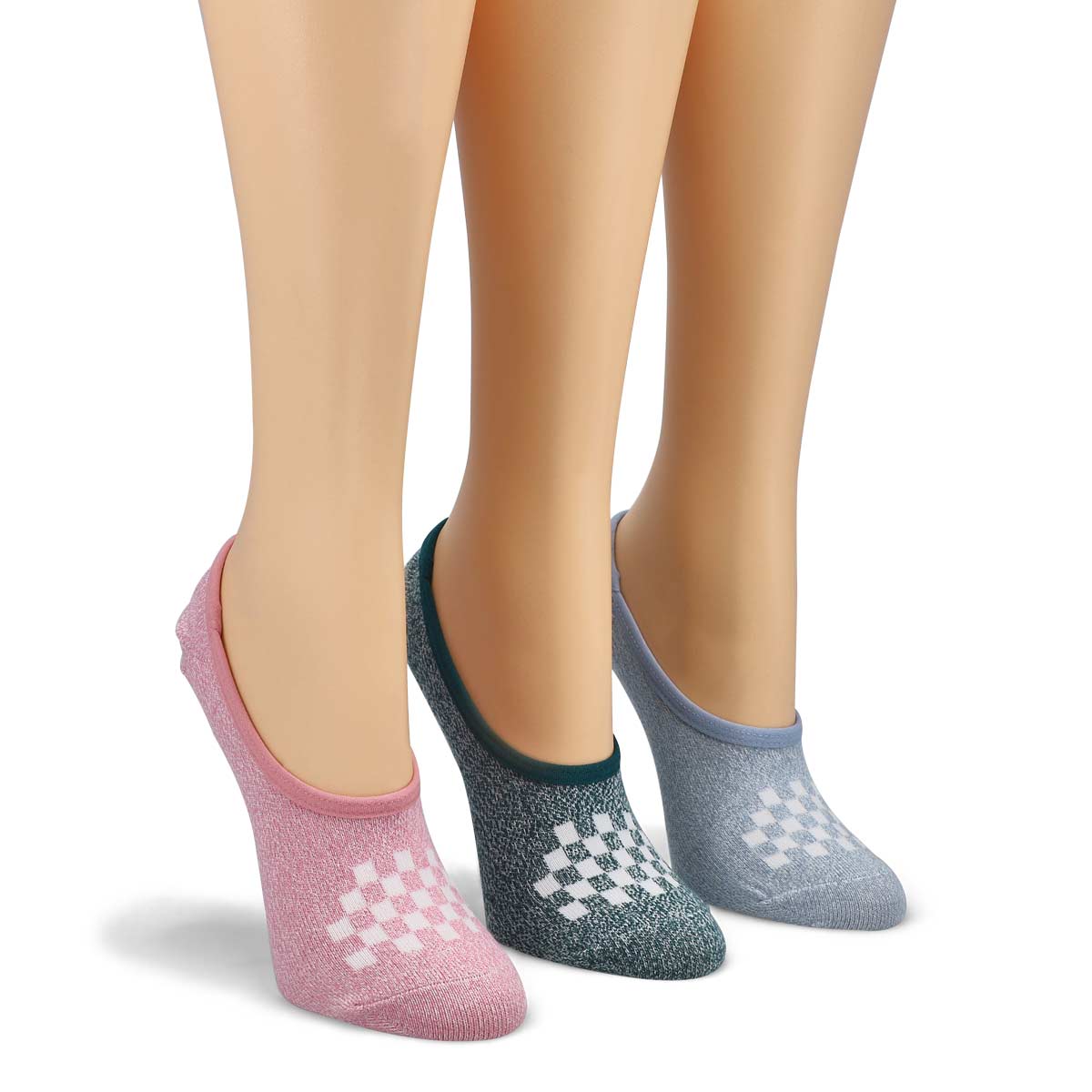 Women's Classic Marled Canoodle Sock 3 Pack - Ashley Blue