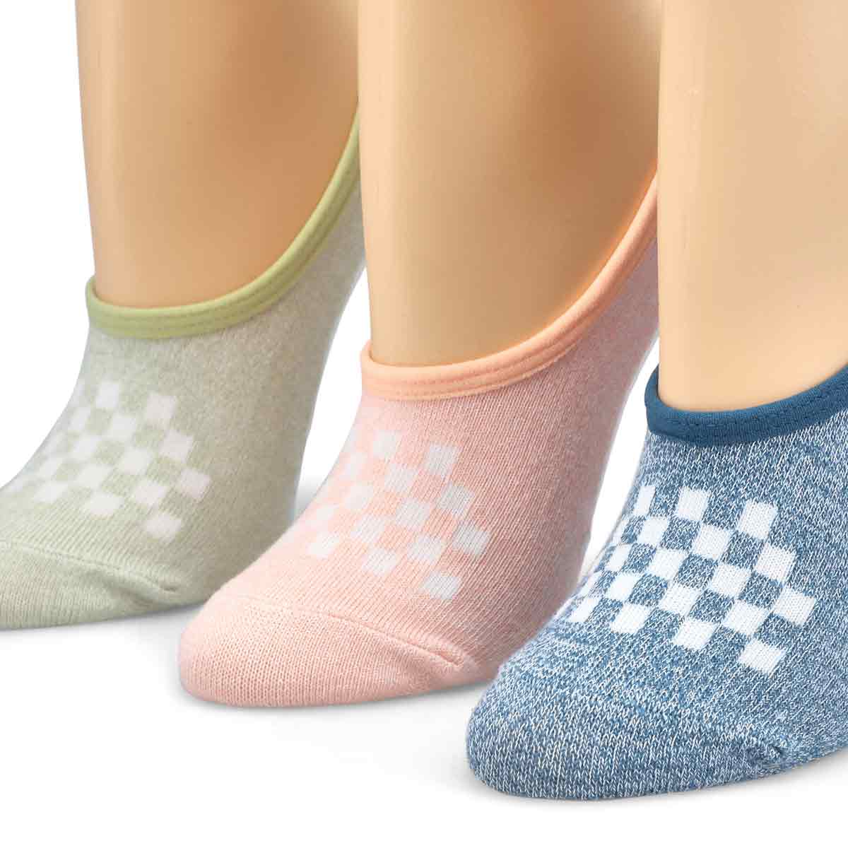 Women's Classic Marled Canoodle Ankle Socks 3 Pack