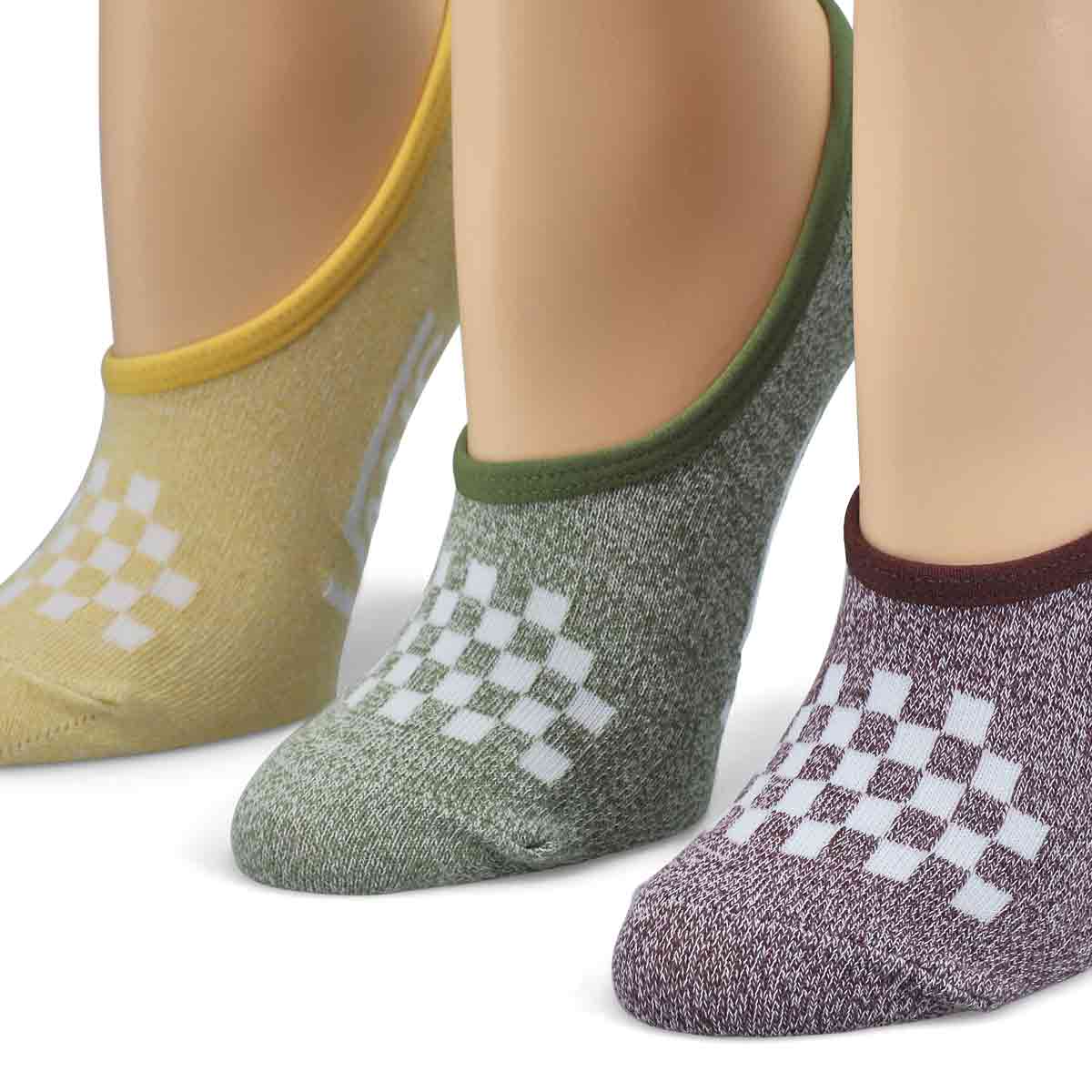 Women's Classic Marled Canoodle Ankle Socks 3 Pack - Green