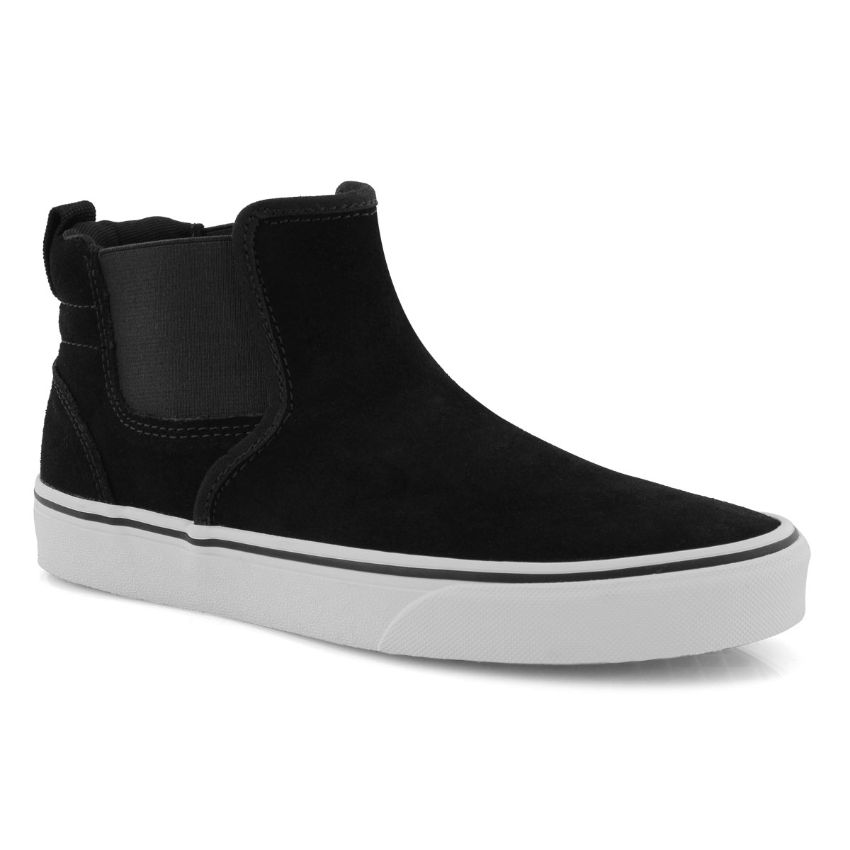vans mid top slip on