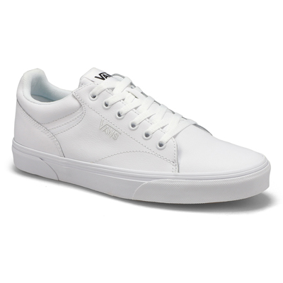 Vans Men's Seldan Leather Lace Up Sneaker - W | SoftMoc.com