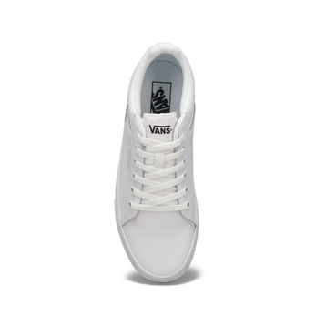 Men's Seldan Leather Lace Up Sneaker - White/White