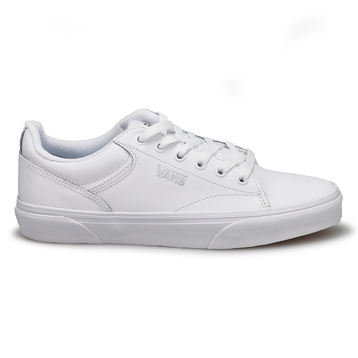 Men's Seldan Leather Lace Up Sneaker - White/White