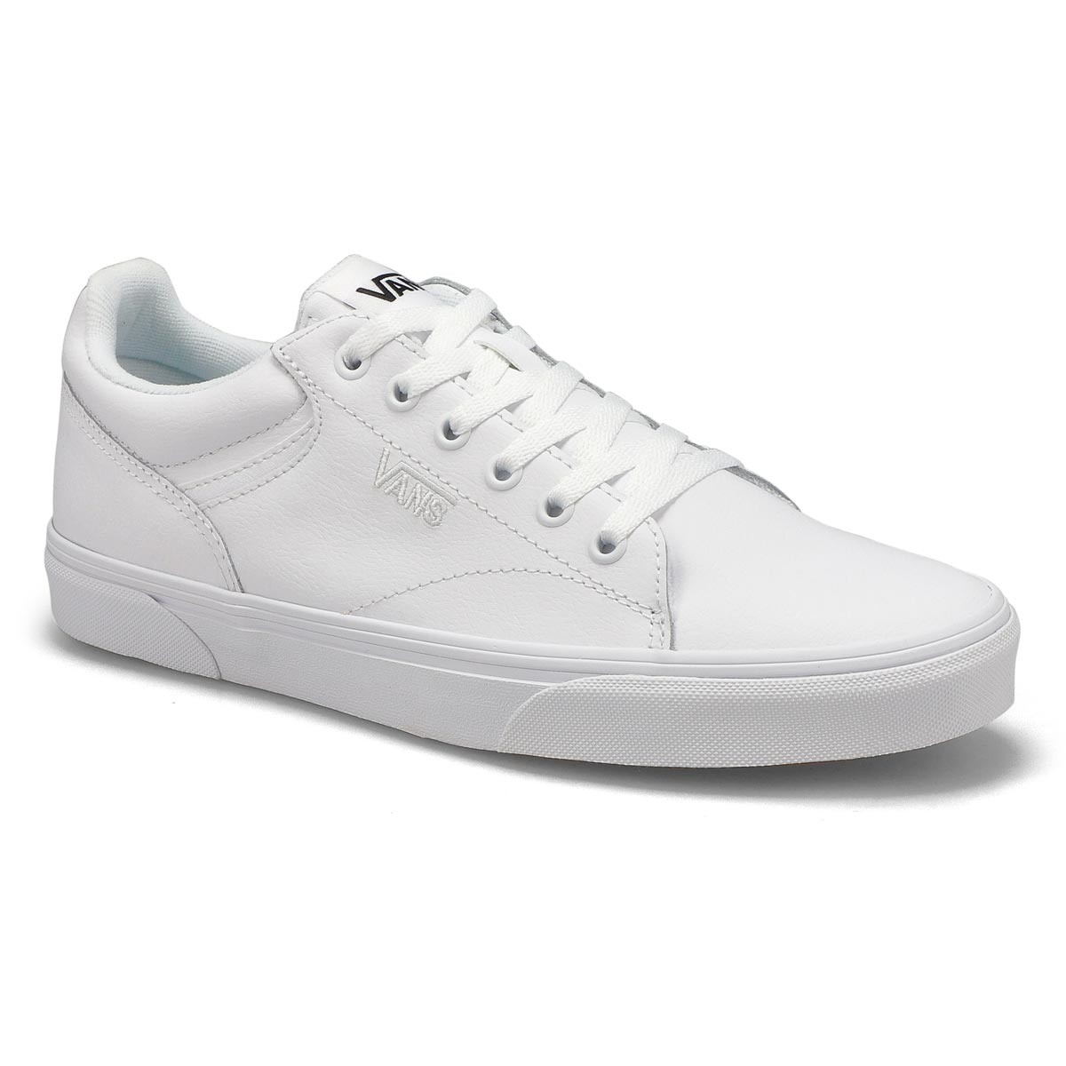 Men's Seldan Leather Lace Up Sneaker - White/White